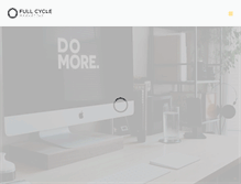 Tablet Screenshot of fullcyclemarketing.com
